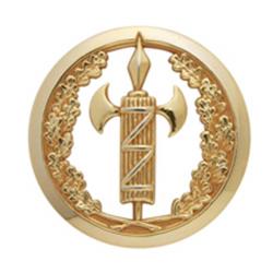 Insigne de b&eacute;ret dor&eacute; Justice Militaire