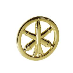 Insigne de b&eacute;ret dor&eacute; Artillerie
