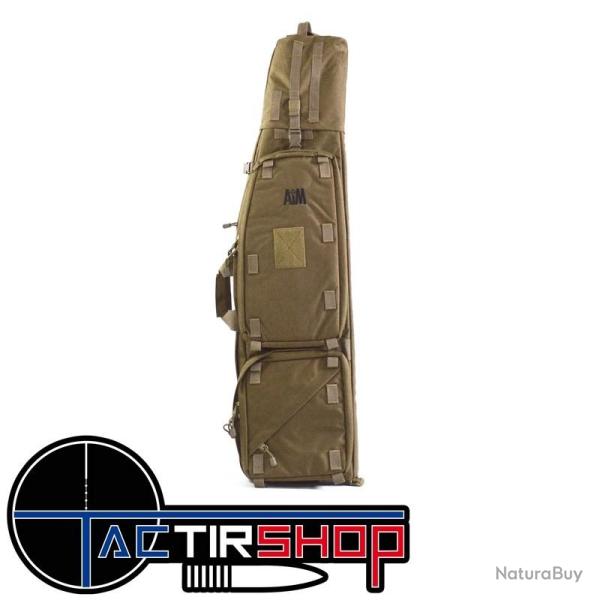 Drag Bag Aim 50 Tan pour carabine tactique de 125 cm maximum
