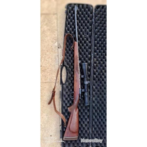 Carabine LUGER Karabiner 98K 300 WM avec lunette GPO 1.5x 9x44 neuve