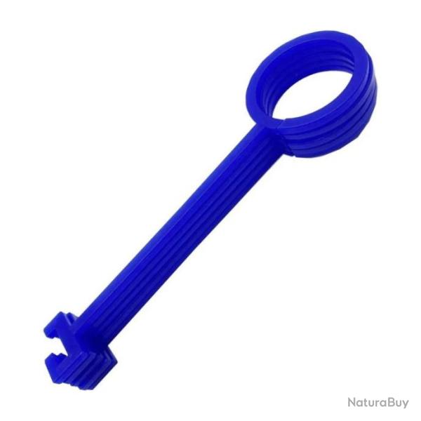 Crochet de suspension pour plateau d'argile et cible orange 10 pi�ces - Bleu