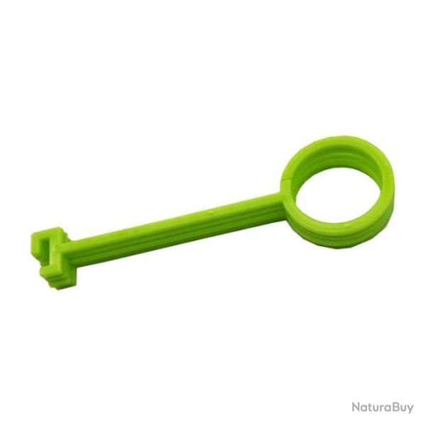 Crochet de suspension pour plateau d'argile et cible orange 10 pi�ces - Vert