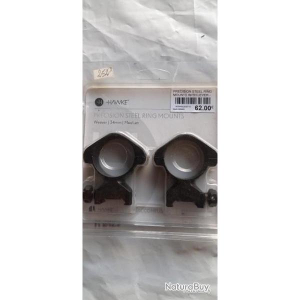 Colliers Hawke acier 34mm