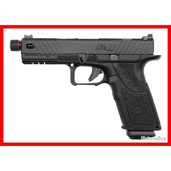 REPLIQUE AIRSOFT GBB PTS ZEV OZ9 NOIR - VERSION STANDARD