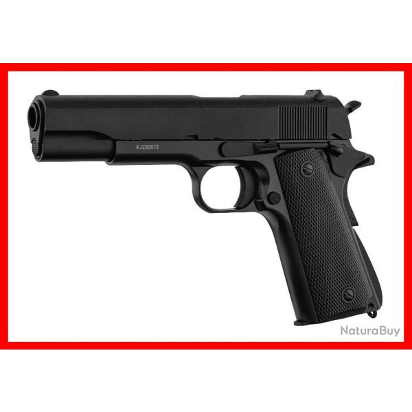 REPLIQUE AIRSOFT KJ WORKS 1911 GAZ METAL