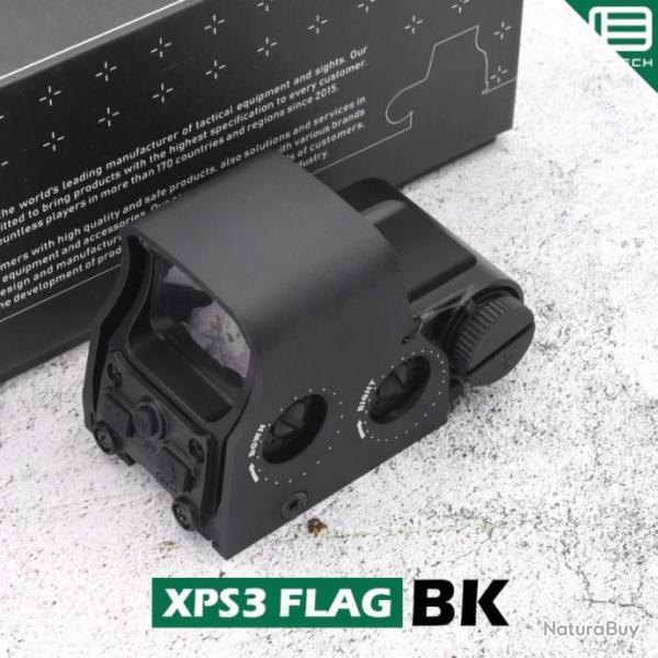DawnForce Viseur Point Rouge XPS3 FLAG BK Paiement en 3 ou 4 fois - LIVRAISON GRATUITE !