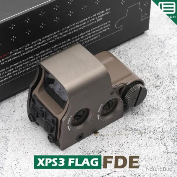 DawnForce Viseur Point Rouge XPS3 FLAG FDE Paiement en 3 ou 4 fois - LIVRAISON GRATUITE !
