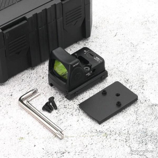 DawnForce Viseur Point Rouge RMR HRS BK - LIVRAISON GRATUITE !