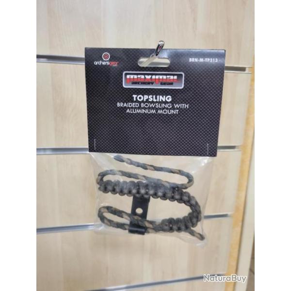 Dragonne pour arc Maximal fixation en alu