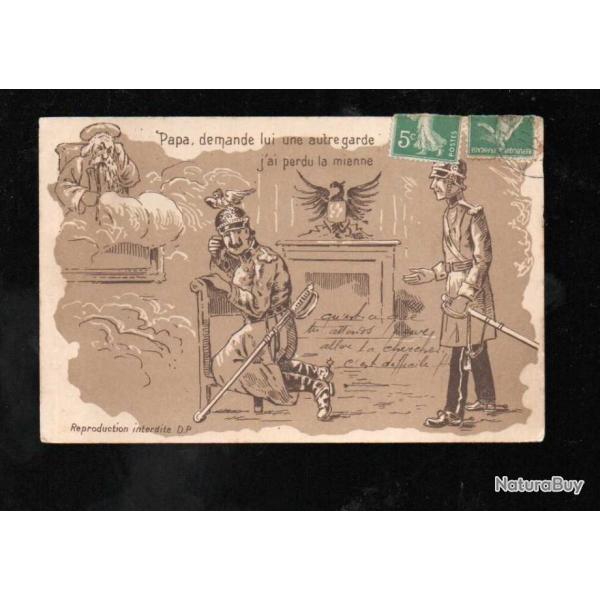 carte patriotique kaiser et kronprinz , 1915 vers alger