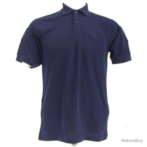 Polo marine double face Manches courtes FLOCAGE au choix