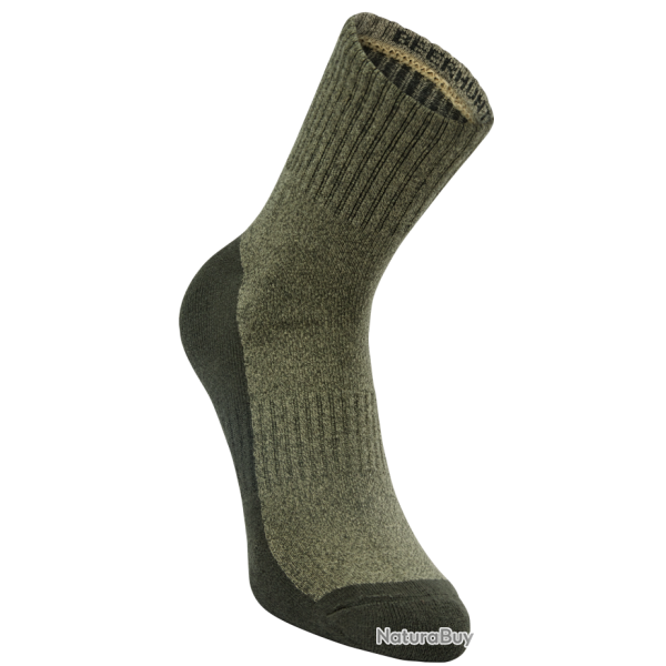 Chaussettes mi-molet en chanvre verte DEERHUNTER-36/39