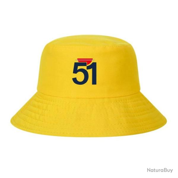 Chapeau Casquette Bob Ricard 51 R�versible Haute Qualit� : Couleur Jaune