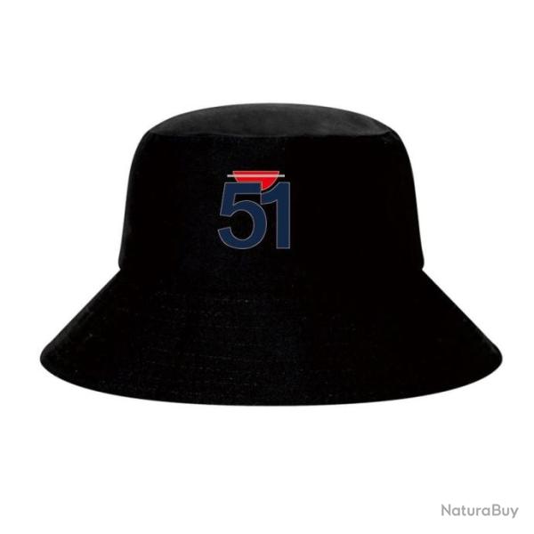 Chapeau Casquette Bob Ricard 51 R�versible Haute Qualit� : Couleur Noir