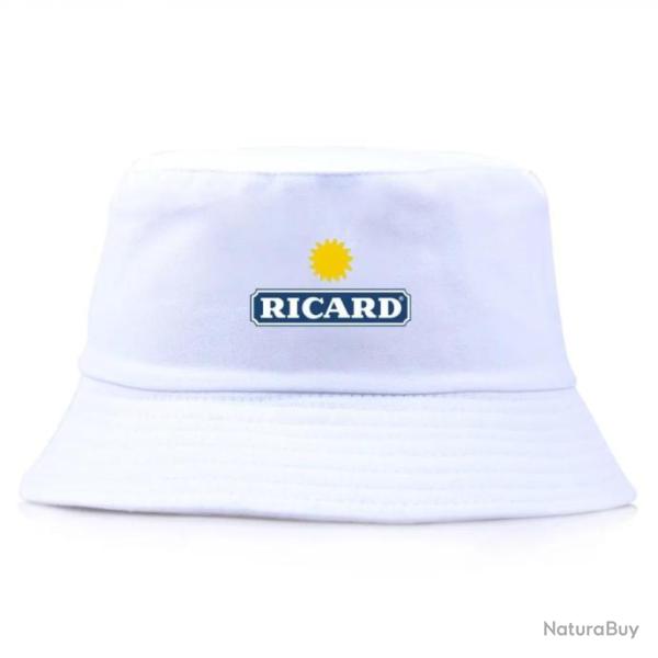 Chapeau Casquette Bob Ricard R�versible Haute Qualit� : Couleur Blanc
