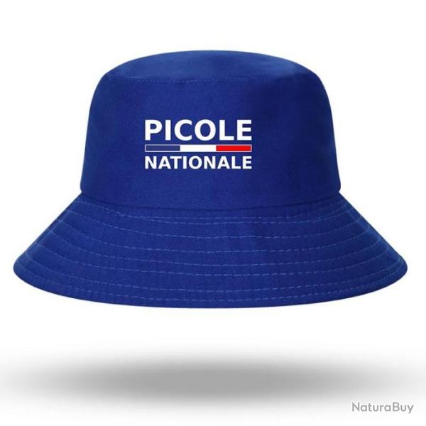 Chapeau Casquette Bob R�versible "Picole Nationale" Haute Qualit� : Couleur Bleu Fonc�