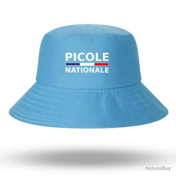 Chapeau Casquette Bob R�versible "Picole Nationale" Haute Qualit� : Couleur Bleu
