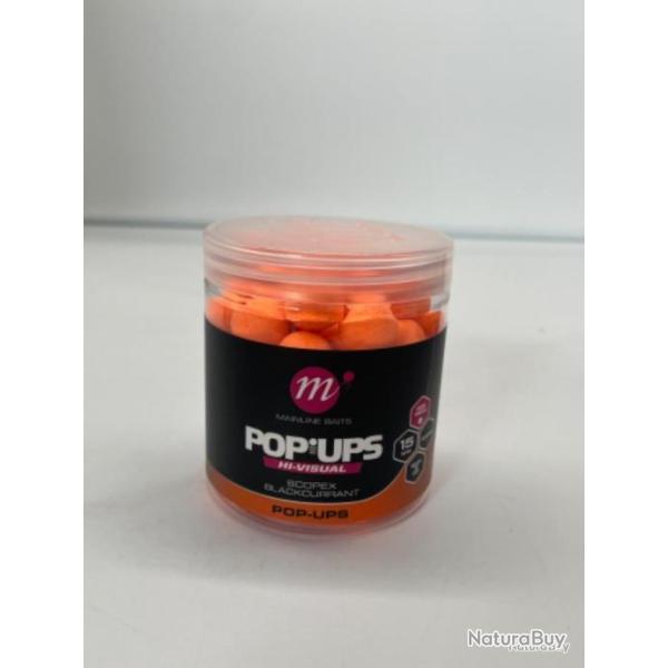 Pop Ups de p�che hi visual Mainline Baits & Black Currant