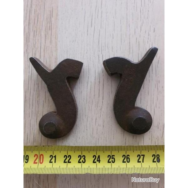 Lot 2 bauches de chiens pour platine fusil