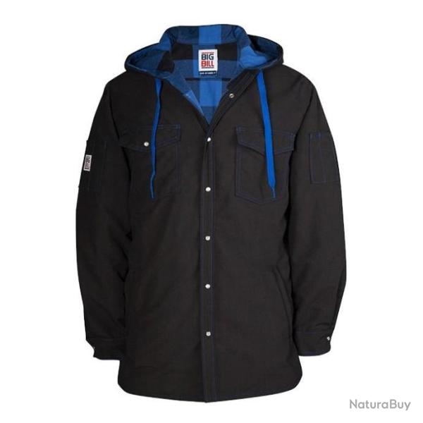 Veste Big Bill� Ripstop Doubl�e en Flannel 100% coton - 257RS/BLK