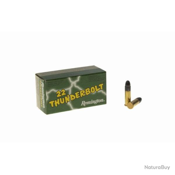 Cartouches Remington Thunderbolt High Velocity  Cal. 22LR - Bo�te de 50 - Par 20