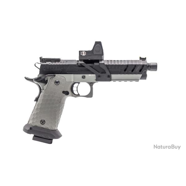 Rplique GBB Vorsk Gaz CS Hi-Capa Vengeance RDS 1.0J - Gris / Noir