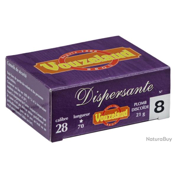 Cartouches Vouzelaud Dispersante Cal. 28 70 Plomb Grand Culot Plombs
