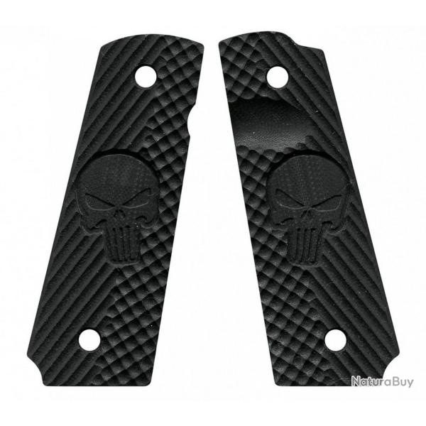Plaquettes VZ GRIPS pour 1911 CK Operator II - Edition The Punisher - Noir