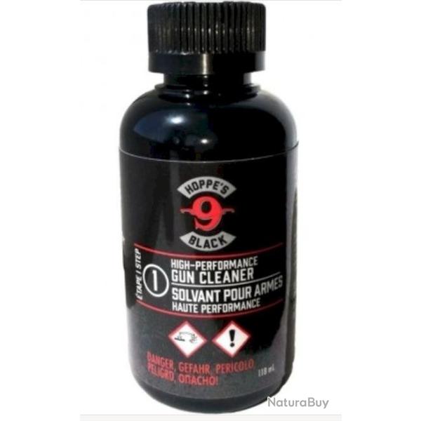 solvant nettoyant HOPPE'S BLACK POUR ARME - 120 ML etape n1