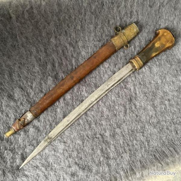 Grand couteau / dague ancienne du Magreb