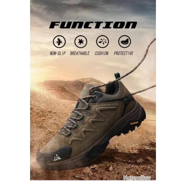 Chaussures de Randonn�e en v�ritables cuir.. brun. B