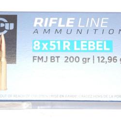 Boit de 20 munition Partizan  8x50R ( 8x51R ) lebel FMJ BT 200gr