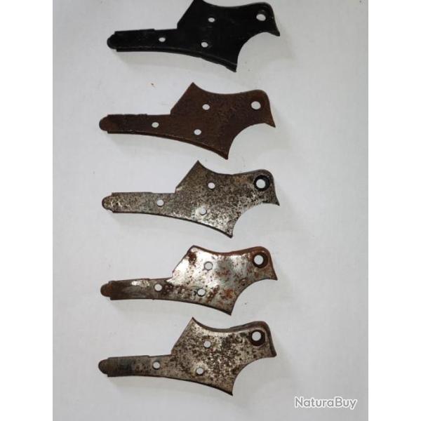 Plaque de recouvrement de revolver fran�ais 1873 ou 1874