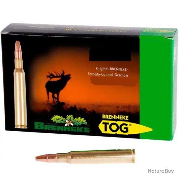 BRENNEKE cal 7x65r TOG 150 grains bte de 20 cartouches munitions
