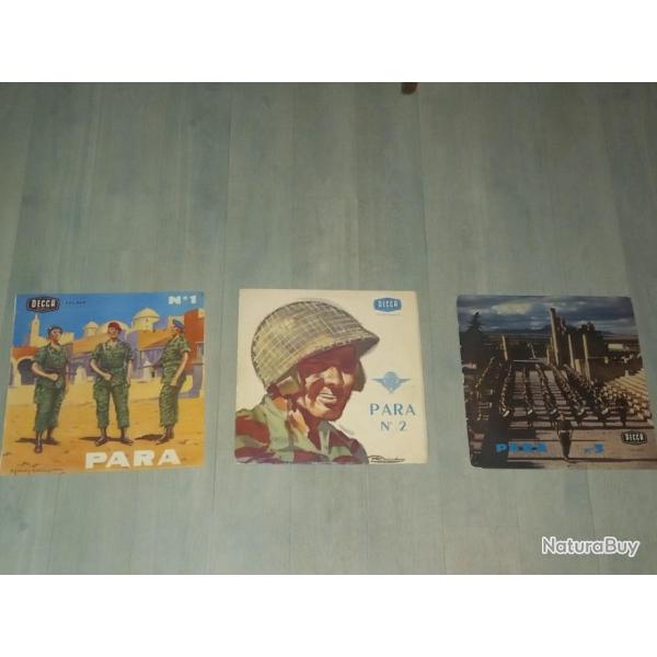 Disques vinyle militaire para