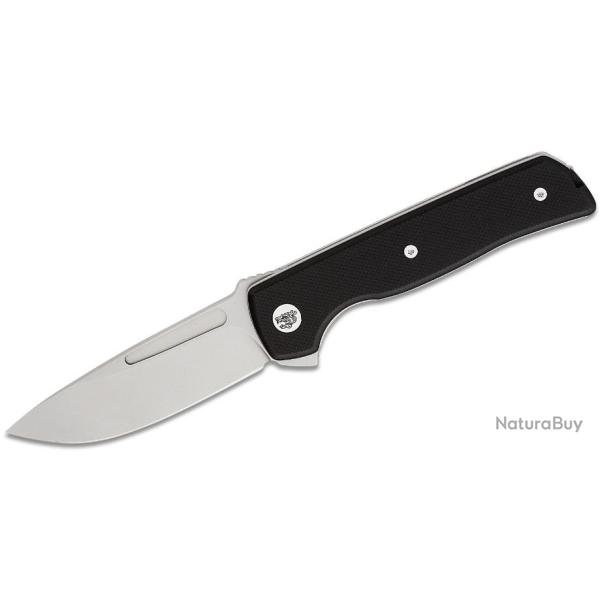 Couteau Terzuola Tactical ATCF Lite Black Manche G-10 Lame Acier Nitro-V SW Linerlock Clip FF010BS