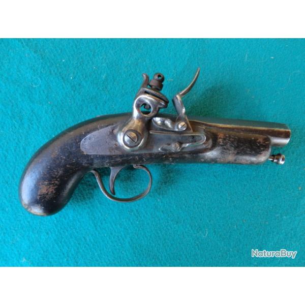 Pistolet � silex de voyage