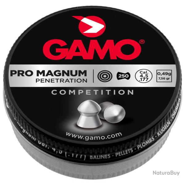 GAMO - Plombs PRO MAGNUM PENETRATION 4,5 mm