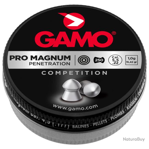 GAMO - Plombs Pro Magnum - Penetration 5,5 mm