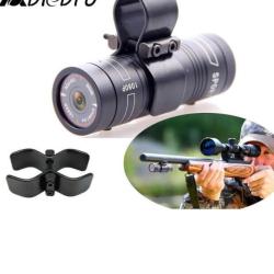 CAM&Eacute;RA EMBARQU&Eacute;E POUR LA CHASSE - CHASSE TIR - 1080P LIVRAISON GRATUITE double adaptateur