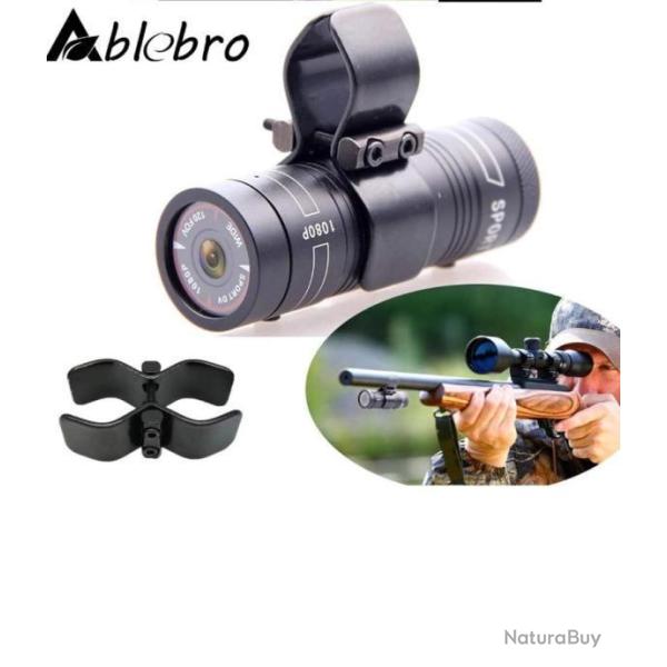 CAM�RA EMBARQU�E POUR LA CHASSE - CHASSE TIR - 1080P LIVRAISON GRATUITE double adaptateur