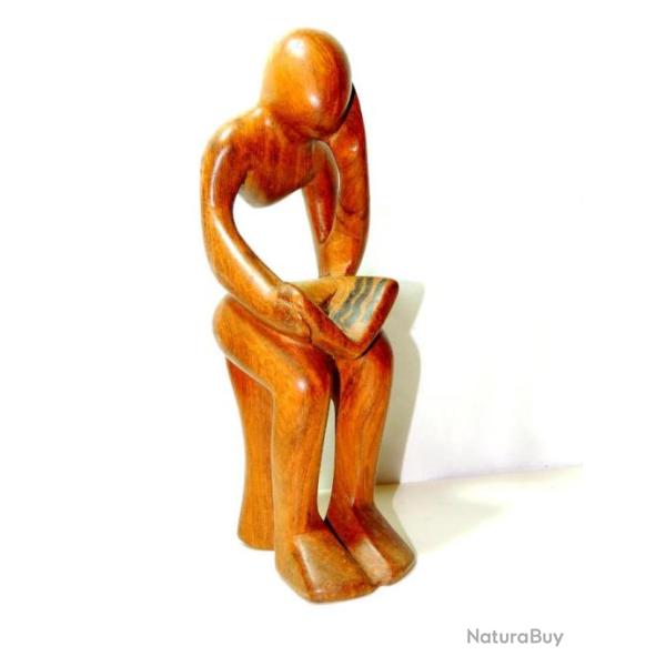 Statuette Africaine Bois Brut