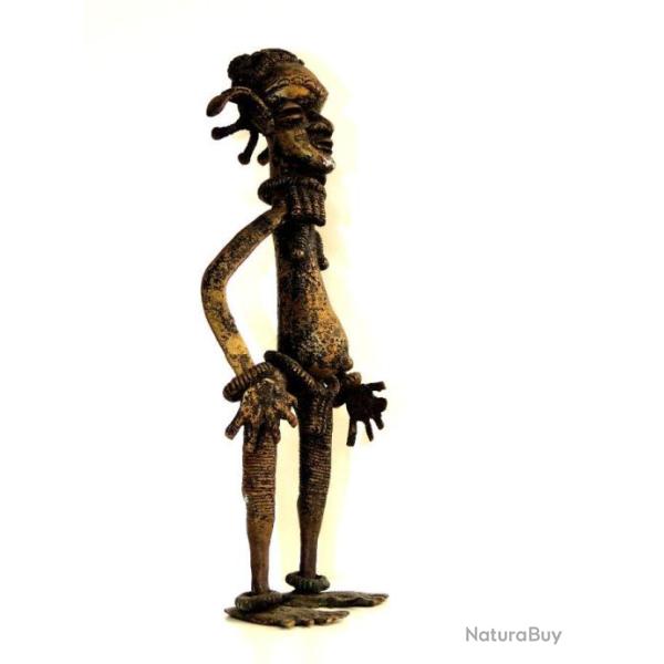 STATUETTE AFRICAINE m�tal dor� � authentifier (../..)