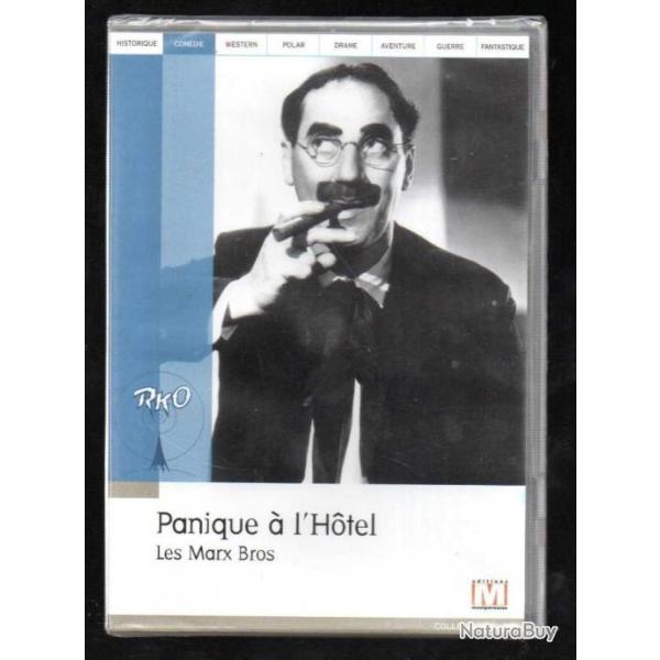 panique  l'hotel les marx brothers , groucho, harpo, chico ,  dvd comdie