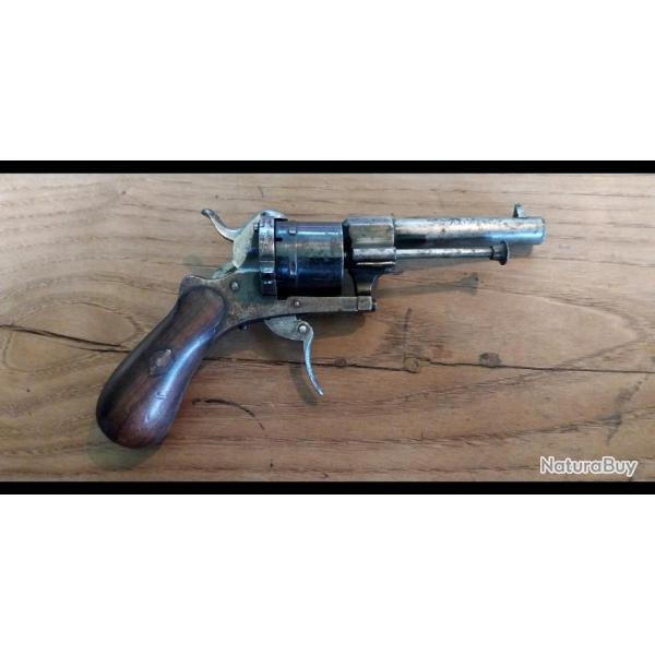 Revolver type Lefaucheux 7mm