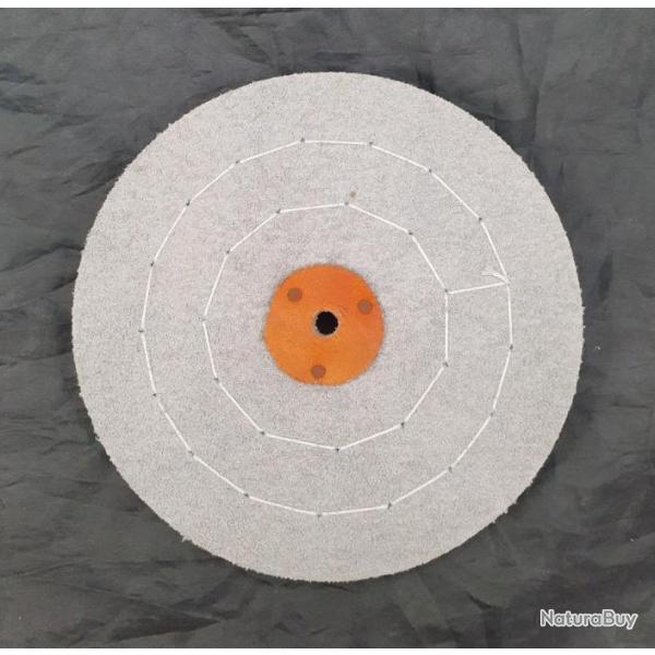 Disque de polissage en CUIR 175 mm Epais. 25 mm NEUF ( Polissoir / Polir / Polisseuse )
