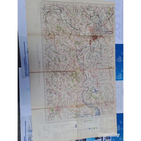 Cartes d'�tat major whermacht et US � vendreBelgique et nord de la France.