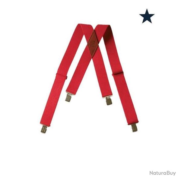 Bretelles BIG BILL�  � pinces -SUSPG/RED