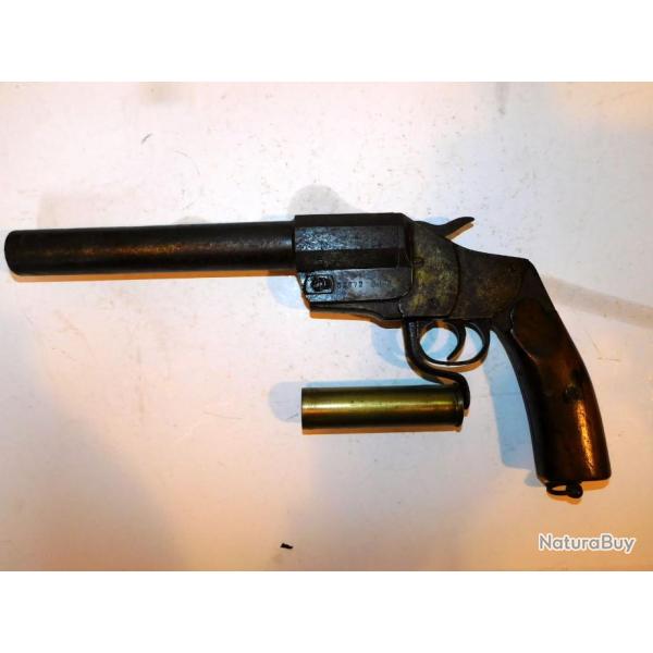 PISTOLET LANCE FUSEES  ALLEMAGNE HEBEL 1894 - GREBUDER REMPT   - DIRECT GRENIER  !!