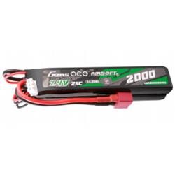 Batterie 7,4v 2000 mah T-dean-7,4v 2000 mah 25C 2 éléments